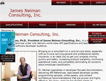 Tablet Screenshot of drjamesneiman.com